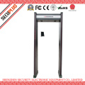 Waterproof 4LED light bar walk through metal detector for check body temperature